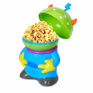 Usine OEM, conteneur à popcorn en plastique personnalisé en PP, design de voiture 3D, 64OZ, jouet de voiture de dessin animé, seau à popcorn pour enfants - Product Image 6