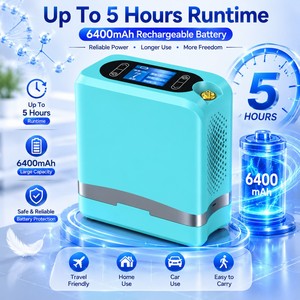 <span class=keywords><strong>Appareil</strong></span> de Soutien Respiratoire Portable Intelligent, Concentrateur d'<span class=keywords><strong>Oxygène</strong></span> Électrique à 95% de Concentration d'<span class=keywords><strong>Oxygène</strong></span> <span class=keywords><strong>pour</strong></span> l'Homme - Product Image 4
