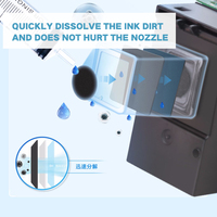 Vente directe usine – Solution de nettoyage liquide à base d'eau de 1000 ml pour têtes d'impression d'imprimantes DX5/DX7/I3200/L1800/F2000/F2100