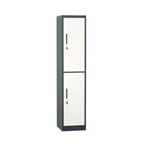 Gym Steel Locker Metal Locker Single-2 Door Wardrobe Staff Locker For School Office Use