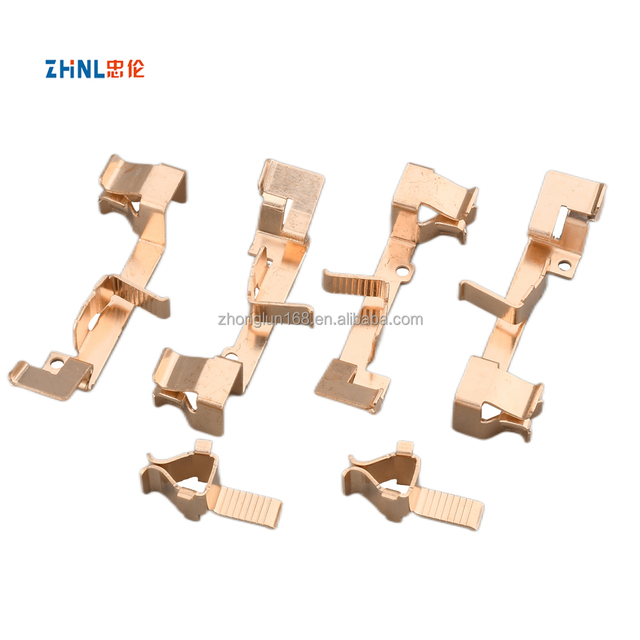 OEM 5 Holes Switch Terminal Contact Plugs Sockets Power Strip Electrical Socket Metal Brass Stamping Parts