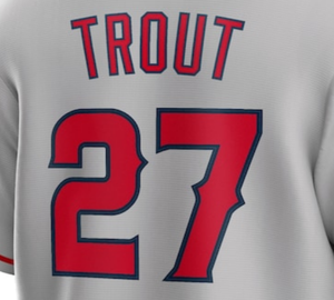 2025 Nouveaux maillots de baseball cousus Los Angeles #27 <span class=keywords><strong>Mike</strong></span> <span class=keywords><strong>Trout</strong></span> #6 Anthony Rendon - Product Image 5