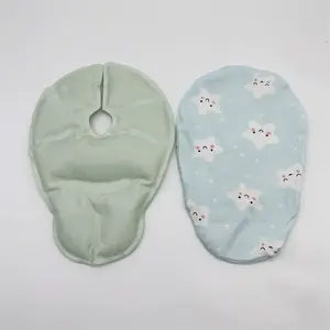 Emzirme Ağrılarını Gidermek İçin Anne Sütü Sıcak Soğuk Kompres Pedi Yıkanabilir Renkler (Pembe Yeşil Mavi) - Product Image 2