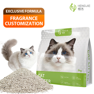 헝지에 OEM 가성비 좋은 물에 녹는 벤토나이트 고양이 모래 라인 ISO9001 인증 저분진 99% 무분진 추가 냄새 제거 - Product Image 3