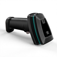 LONVILL Scanner de codes-barres sans fil avec algorithme de décodage breveté, saut de fréquence automatique, 80 000 codes, USB, batterie longue durée, pistolet de numérisation