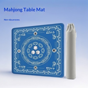 Amerikaanse moderne verdikte antislip slijtvaste tech-velvet mahjongmat tafelmat voor huishoudelijk schaakspelkamer universeel gebruik - Product Image 2