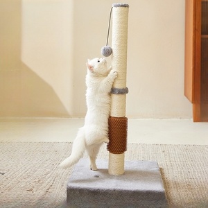 USMILEPET Nouvelles Idées de Produits Bois Sisal Gratte-Chat Géant Grattoir Arbre à Chat Gain de Place pour Grands Petits Chats d'Intérieur - Product Image 4