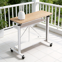 Table élévatrice multifonctionnelle moderne en alliage d'aluminium, stand de vente portable d'extérieur, présentoir mobile pliable, ordinateur de bureau durable