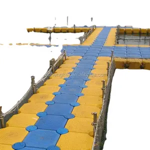 Muelle flotante de plástico para Jet Ski, HDPE, Pontón, fabricante de 2022, precio bajo