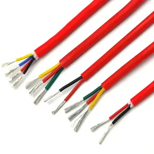 Precio cable de cobre cable flexible Cable de goma de silicona de alta temperatura Núcleo de núcleo de alambre