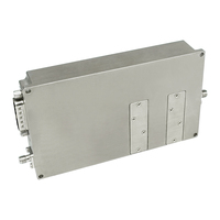 Amplificateur de puissance RF HKTX 4000-8000 MHz 50 W |   Module PA RF en aluminium à gain élevé 47 dB 28 V pour protection de drones industriels/de laboratoire FPV
