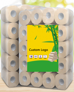 Giấy vệ sinh cuộn lớn, mẫu miễn phí, 100% bột tre tự nhiên, tùy chỉnh - Product Image 1