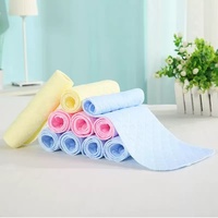 Inserts de couches écologiques en coton lavables et réutilisables, absorbants, colorés, grande taille, 3 couches, personnalisables, pour couches lavables et protège-salopettes