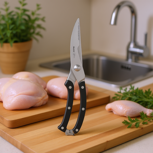 Tijeras profesionales para aves Metaltex, paquete de 6, tijeras de cocina para cortar carne - Product Image 3