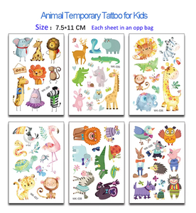 Vente chaude Dinosaure Pirate Sirène Fête Cadeaux De Fabricants Enfants Autocollants De Tatouage Temporaires - Product Image 2