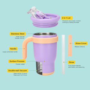 SilverJet Kids Stainless Steel Cup 14oz Vacuum Insulated <b>With</b> <b>Straw</b> Leakproof Lid Portable Eco-Friendly Back To School Use - Product Image 2