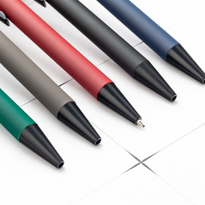 Penna a Sfera in Metallo di Alta Qualità, Stile Semplice, con Meccanismo a Pressione e Scrittura Fluida. La penna in metallo è adatta per l'ufficio e lo studio - Product Image 3