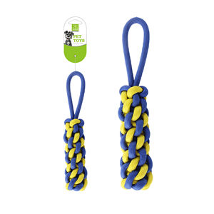 Nunbellpets dayanıklı düğüm halat oyuncak küçük ve büyük yavrular için diş taşlama kabartma Pet oyuncak sıkıntı hafifletmek için - Product Image 4