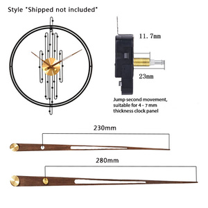 Mouvement d'<span class=keywords><strong>horloge</strong></span> à couple élevé DIY 25 pouces Grande <span class=keywords><strong>horloge</strong></span> murale Pièces de mécanisme d'<span class=keywords><strong>horloge</strong></span> <span class=keywords><strong>avec</strong></span> aiguilles <span class=keywords><strong>en</strong></span> <span class=keywords><strong>bois</strong></span> de noyer noir - Product Image 1
