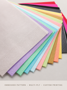 Premium Disposable Printed Colored Dinner <b>Napkins</b> 2 Ply Virgin Wood Pulp 4 Fold Paper Serviettes for <b>Birthday</b> Party Use - Product Image 1