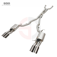 Échappement Catback en acier inoxydable SD 304 pour BMW M5 E60 5.0L 2005-2010, échappement amélioré avec double silencieux, échappement de voiture