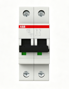 เบรกเกอร์ขนาดเล็ก A-BB S202-C32 รุ่น System Pro M Compact S200, 2 โพล, 32A, ประเภท C, 6kA, 400V AC, ติดตั้งบนราง DIN - Product Image 1