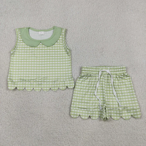 Conjuntos de Ropa para Niños al por Mayor, Ropa de Verano, Pantalones Cortos de Camuflaje sin Mangas, Conjunto para Niñas - Product Image 3