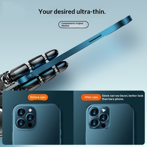 Custodia Protettiva Trasparente Premium con Placcatura per <span class=keywords><strong>iPhone</strong></span> 17 Air 16 15 14 Plus <span class=keywords><strong>13</strong></span> 12 11 Pro Max Xr Xs Max 8 7 Plus - Product Image 3