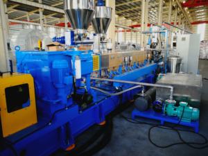 Machine d'extrusion de granulés de plastique composé <span class=keywords><strong>TPE</strong></span> TPU EVA avec système de granulation sous-marine de JWELL Plastic Extruder - Product Image 3