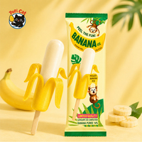 Es Krim Pisang Kupas Rasa Buah PoPI CAT Classic Murah Laris Manis 60g Box 36 Pcs/ctn Grosir Tersedia Camilan Eksotis Beku