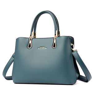 新しいデザインの袋メインPuレザーハンドバッグカスタマイズされたロゴトートバッグ女性のための女性のエレガントなハンドバッグ2024 - Product Image 2