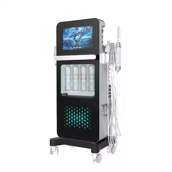 Customized 17 IN 1 Oxygen Injection Facial Hydra Dermabrasion Blackhead Removal Peeling Hydro Facial Machine
