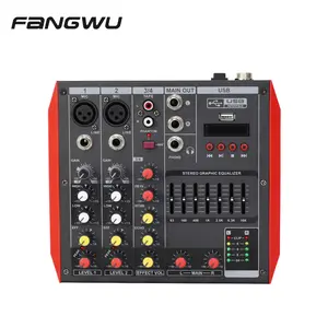 Newest 4 Channel Mini Audio Mixer For Home
