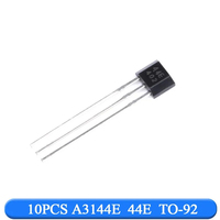 10PCS/lot SS49E OH49E A3144E SS40AF SS41F SS495A US1881 UGN3503 OH137 ATS276 Hall element Hall sensor Hall effect sensor TO-92