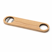 Lot en gros de 100 ouvre-bouteilles ronds en bambou personnalisables, vierges pour gravure laser, pour brasseries artisanales et agences de cadeaux promotionnels