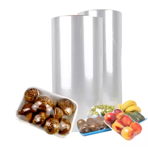 Rollo de película termorretráctil Bopp de plástico transparente antivaho para <span class=keywords><strong>pollo</strong></span>, frutas, verduras, embalaje refrigerado fresco - Product Image 1