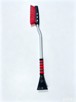 Grattoirs à glace pour pare-brise de voiture et brosse à neige extensible avec poignée en mousse et rotation à 360° °   Tête de brosse pivotante pour voiture, camion et SUV
