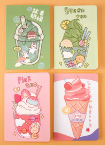 مجموعة دفتر ملاحظات بطباعة كرتونية مخصصة مقاس A5 A6 ورق مقاس 82 جم مع شعارك موك 50 تجليد حلزوني حراري لترويج الهدايا - Product Image 5