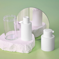 En stock, flacons sans air à pompe rotative, 30 ml, pour cosmétiques, crème de fond de teint, flacon pompe sans air blanc, 15 ml, 50 ml