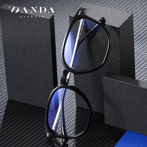 Danda Eyewear Rectangular Anti Blue Light Glasses PC Lens Unisex Medium <b>Frame</b> 6910 - Product Image 2