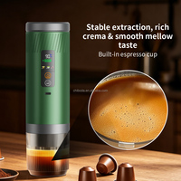 Nouvelle machine à café 3-en-1, cappuccino, latte, machine à expresso portable, deux types de préparation, batterie amovible, USB électrique, pour l'extérieur
