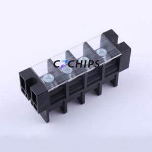 KF67S-27.0-4P Barrier Terminal Block P=27mm Connector ( Barrier Type: With Cover Plate )( Pitch: 27mm )( Construction: 1x4P ) - Product Image 1