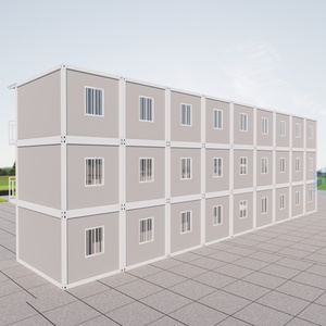工厂批发模块化设计多层集装箱房，带独立阳台，用于钢制公寓家庭办公室 - Product Image 6