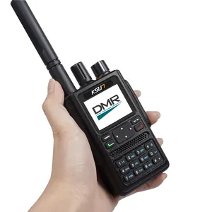 KSUN – émetteur-récepteur double bande haute puissance TFSI 10W, Radio numérique bidirectionnelle, Scanner Satellite, GPS, longue portée, talkie-walkie DMR