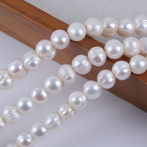 Perlas de Agua Dulce Naturales Blancas al por Mayor, de 18mm-10mm, Perlas Sueltas para Pulseras, con Orificio de 2.5mm, Semiterminadas - Product Image 5