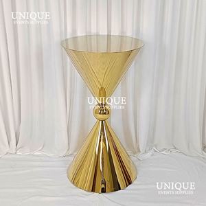 Mesa de cóctel de Metal de lujo con muebles modernos de alta gama de Dubái para el hogar, Hotel, boda, noche, <span class=keywords><strong>Club</strong></span>, <span class=keywords><strong>Bar</strong></span>, fiestas, ventas limitadas al aire libre - Product Image 5