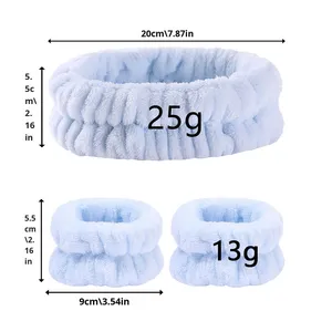 Diadema de Franela con Diseño de Cuadros en Forma de Lazo para Niñas, al por Mayor, Impermeable, Absorbente de Sudor, Versátil y Minimalista - Product Image 4