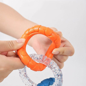 Jouet interactif pour <span class=keywords><strong>chien</strong></span> Tug of War, jeu de traction pour <span class=keywords><strong>chien</strong></span>, jouet interactif à anneau de traction, jouets de nettoyage <span class=keywords><strong>des</strong></span> <span class=keywords><strong>dents</strong></span> en TPR résistants pour chiens de grande et petite taille - Product Image 3