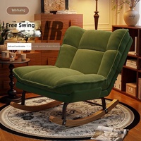 Fauteuil à bascule et canapé paresseux – Idéal pour la sieste et la détente, mobilier de maison pour salon, fauteuil inclinable monoplace avec dossier réglable