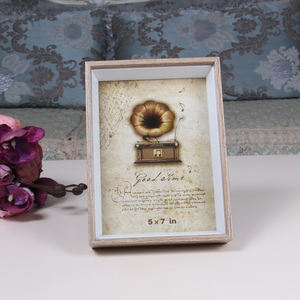 Fabricante de marcos de madera baratos de alta calidad Estilo vintage Moldura de tamaño personalizado Marco de fotos digital familiar y Animal 3D - Product Image 3